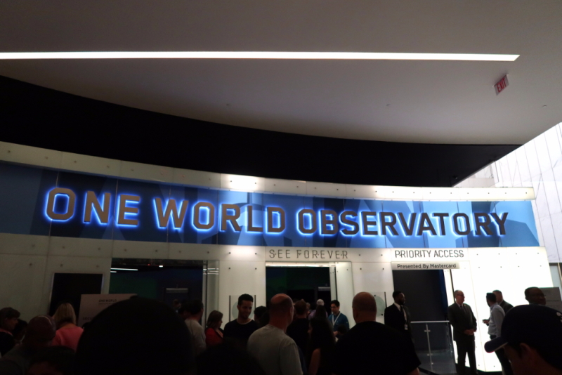 Eingang One World Observatory New York City