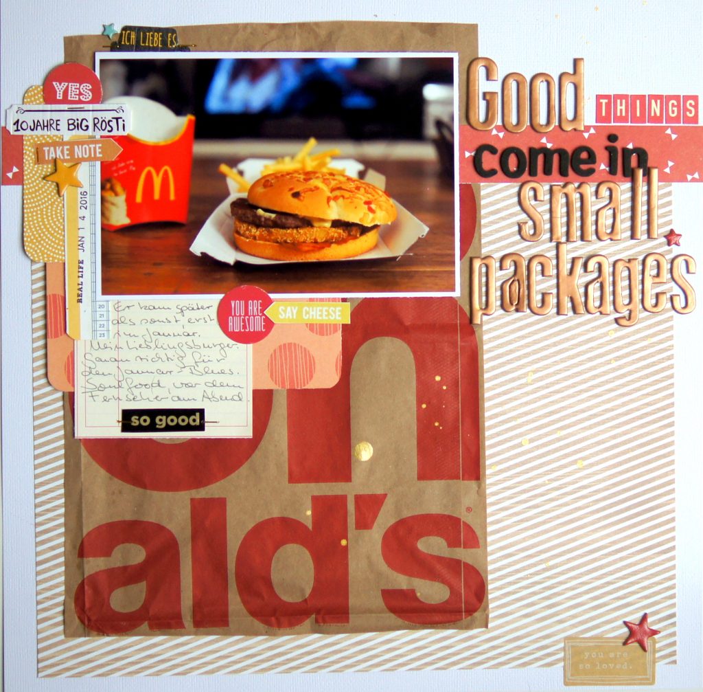 Scrapbooking Layout Big Rösti