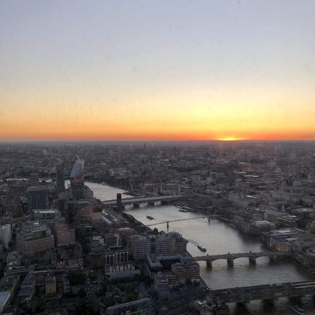 View from the Shard St. Pauls Cathedral