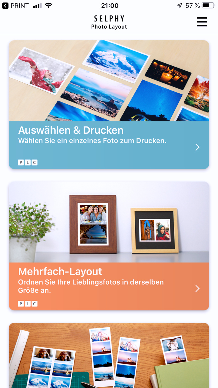 Fotodruck mit dem Canon Selphy und der Selphy App - scrapimpulse