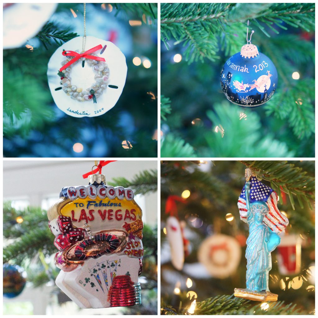 Weihnachtliche Souvenirs für den Tannenbaum