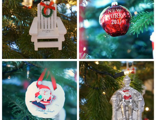 Weihnachtliche Souvenirs für den Tannenbaum