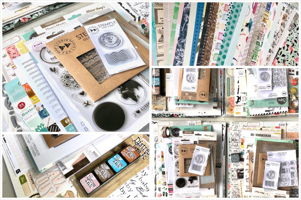 Materialpakete Collage