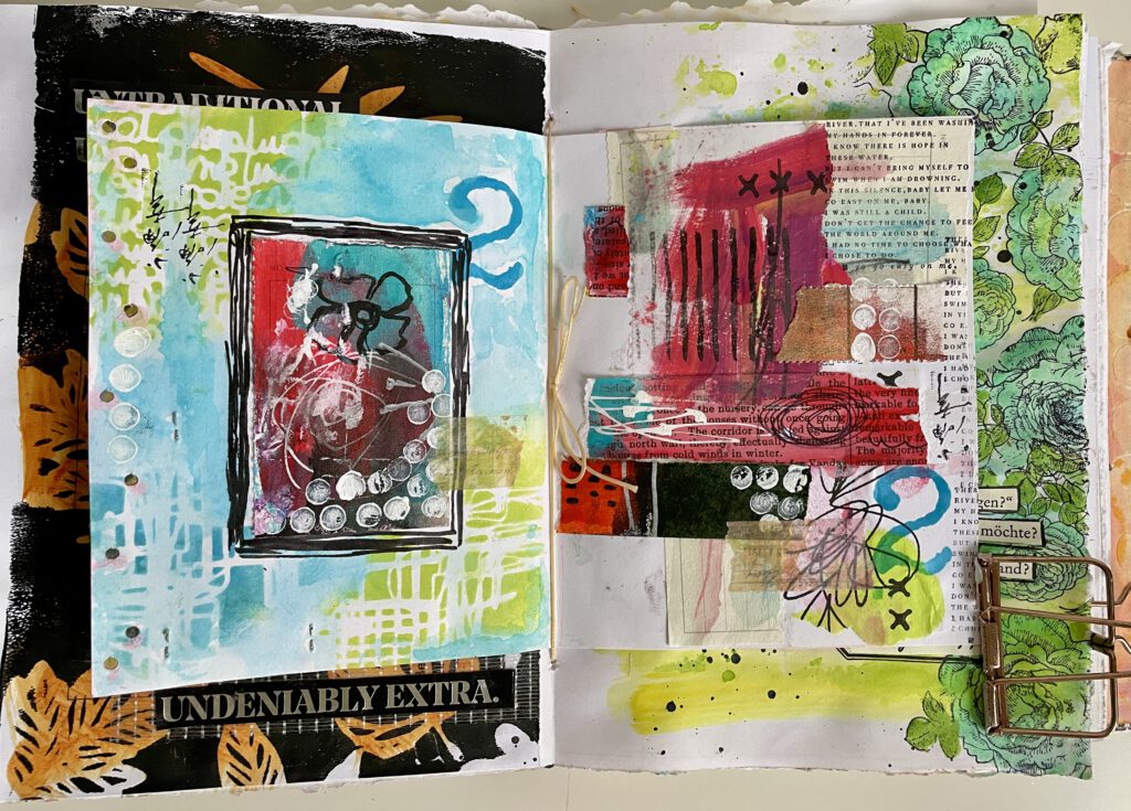 Mixed Media Artjournal Collage