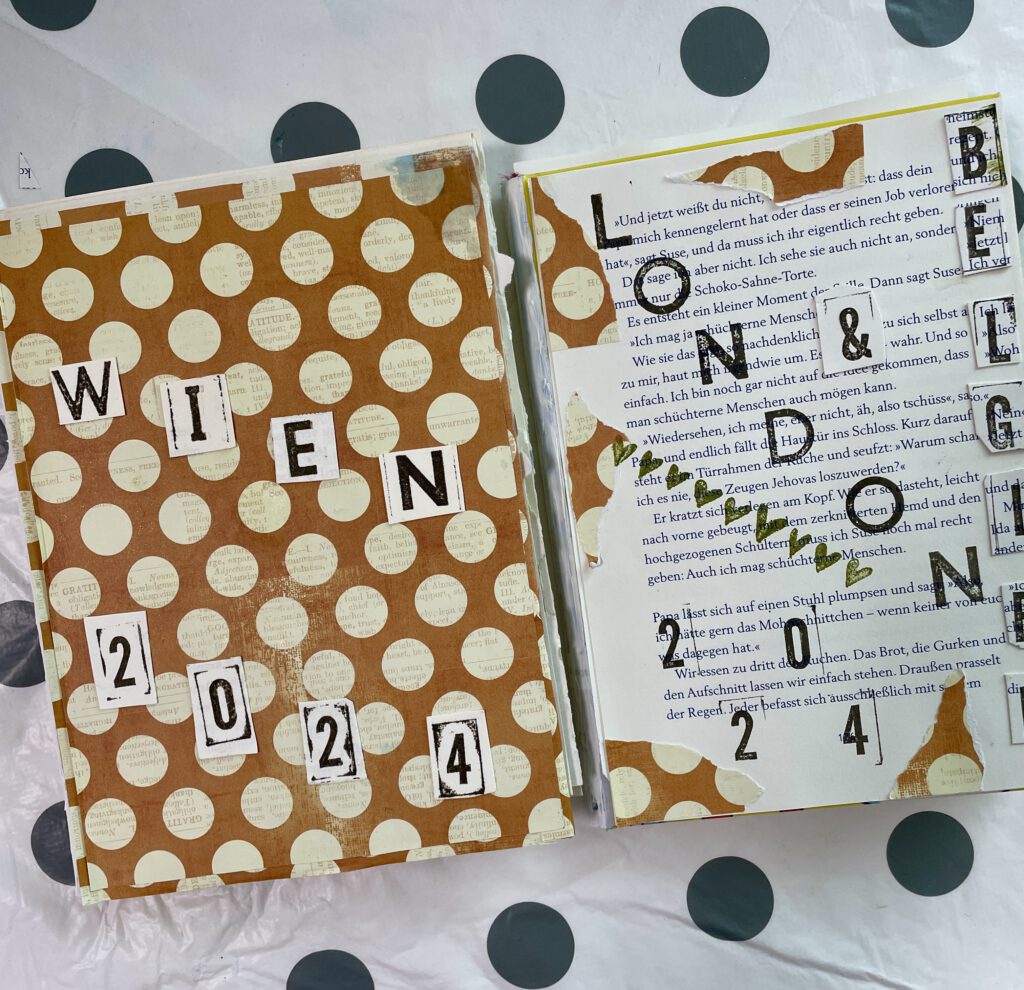 Scrapbooking Workshop Altes Buch