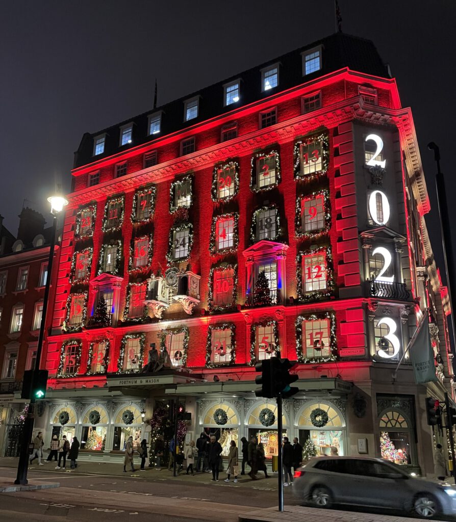 Weihnachten in London Harrods