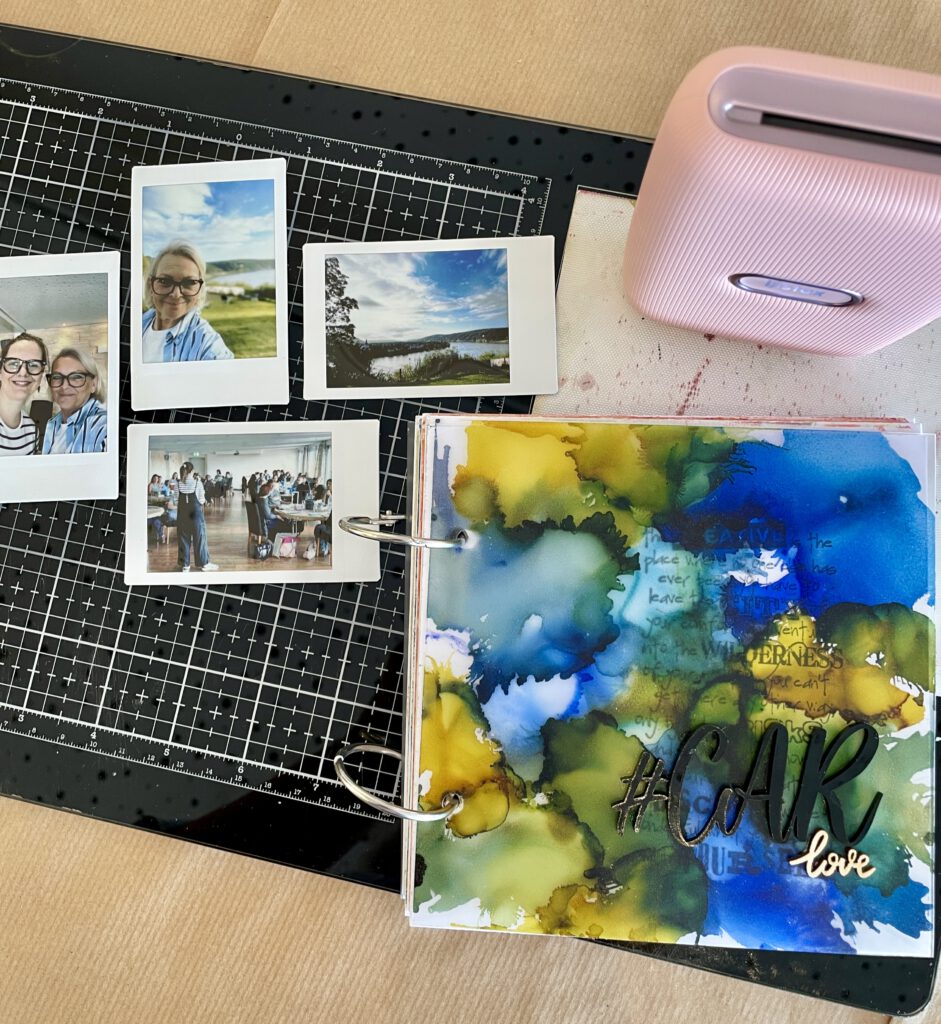 Alcohol Ink auf Gelli Plate Workshops Crop Am Rhein 2024