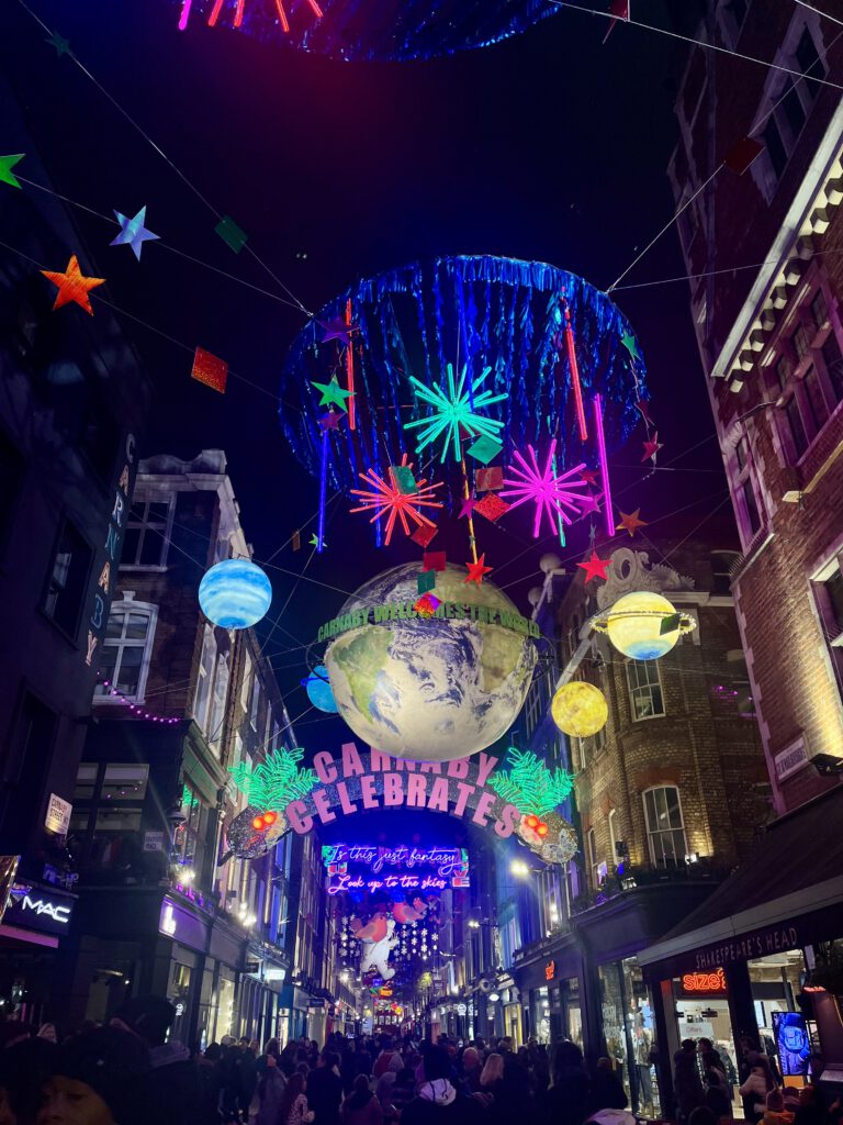 Adventszeit in London Carnaby Street