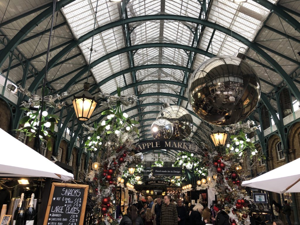 Adventszeit in London Covent Garden