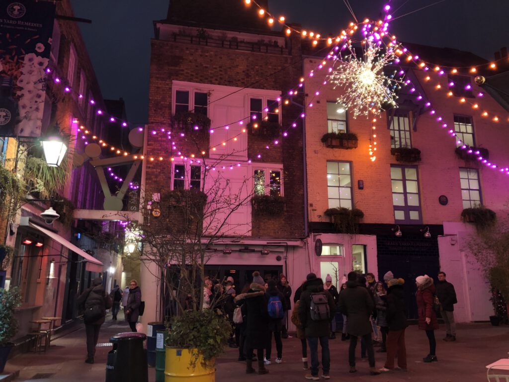 Weihnachtszeit in London Neal's Yard