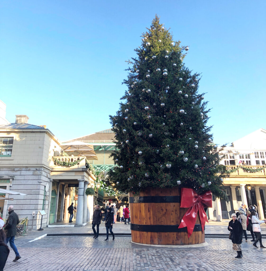 Weihnachtszeit in London Covent Garden