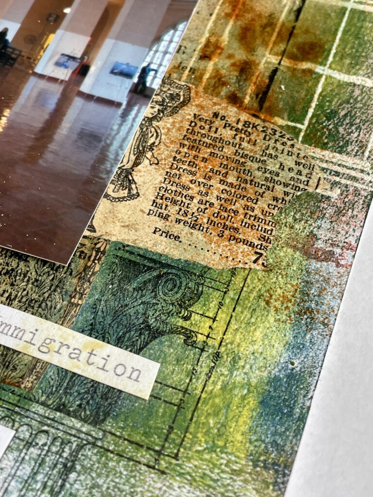 Mixed Media Scrapbooking Distress Embossing Glaze