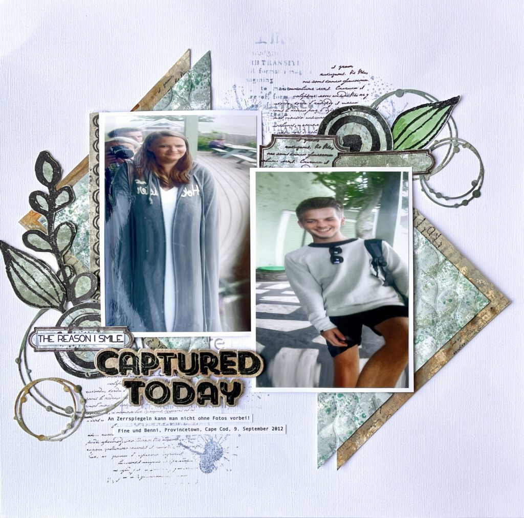 Mixed Media Scrapbooking Layout