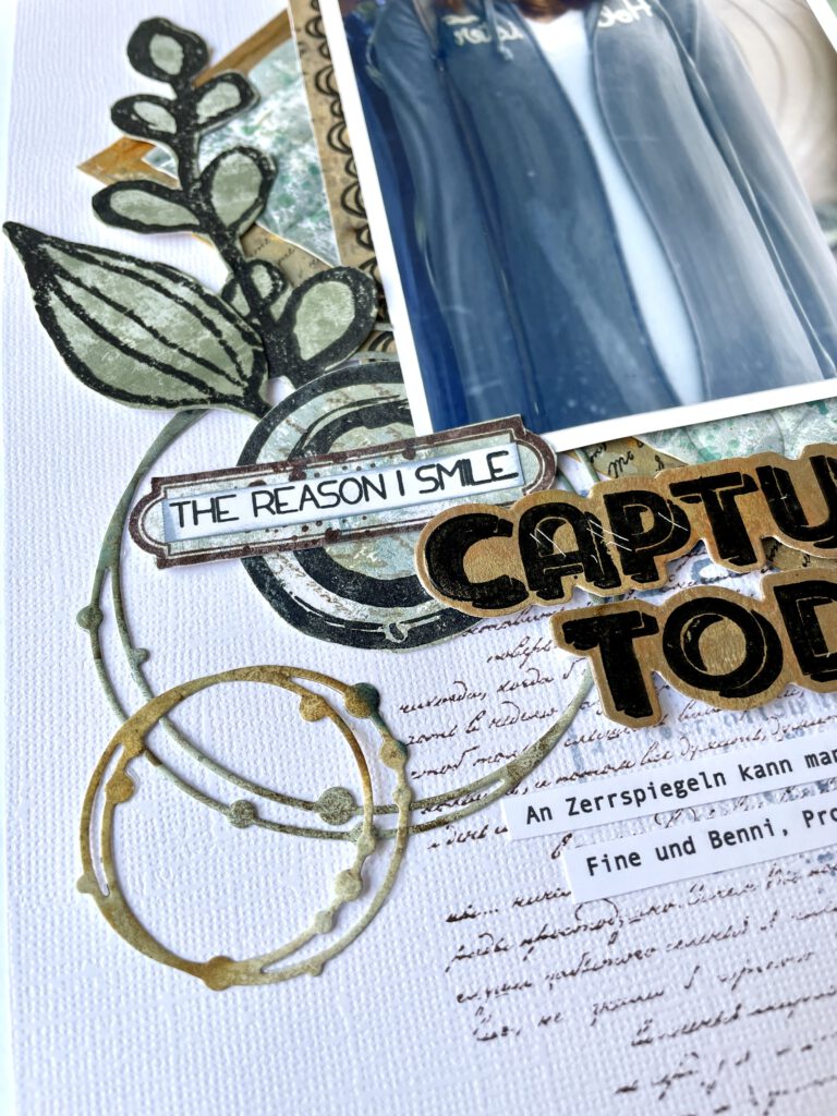 Mixed Media Scrapbooking Layout