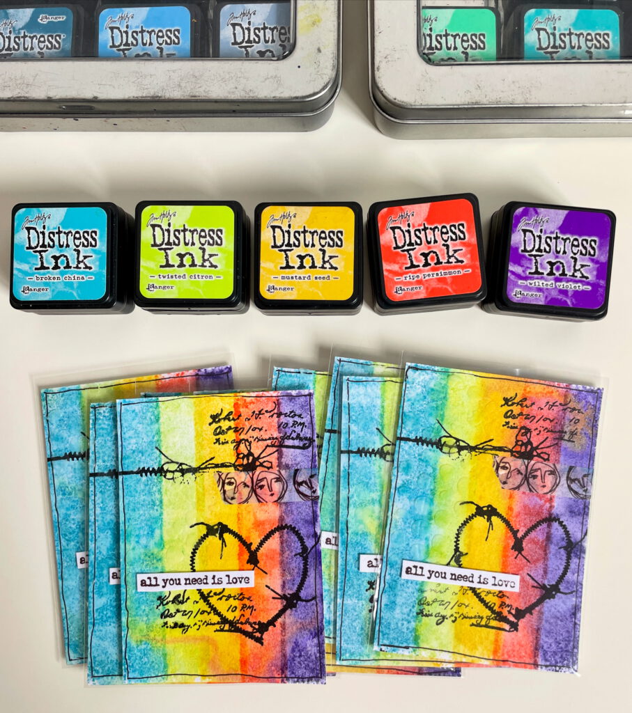 Pride Artist Trading Cards Regenbogen