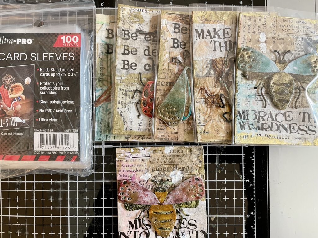 Artist Trading Cards mit Sizzix Funky Insects