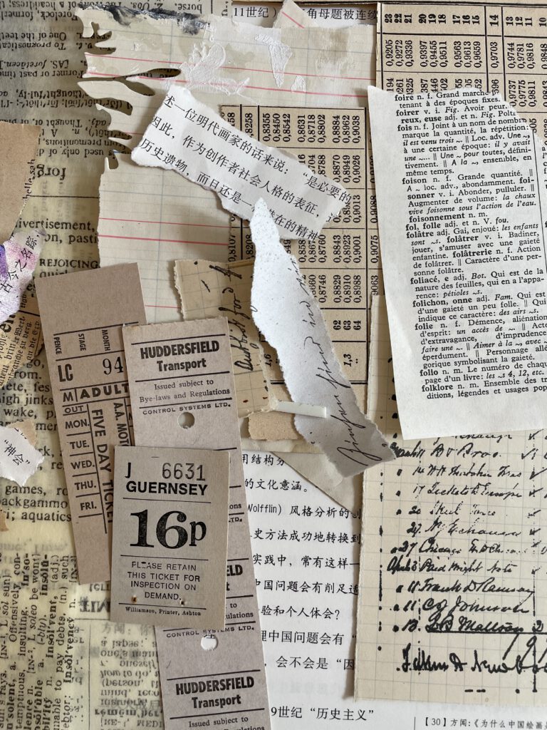 Vintage Papiere für Scrapbooking