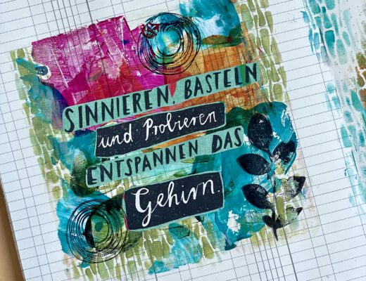 Art Journal Gel Print Collage
