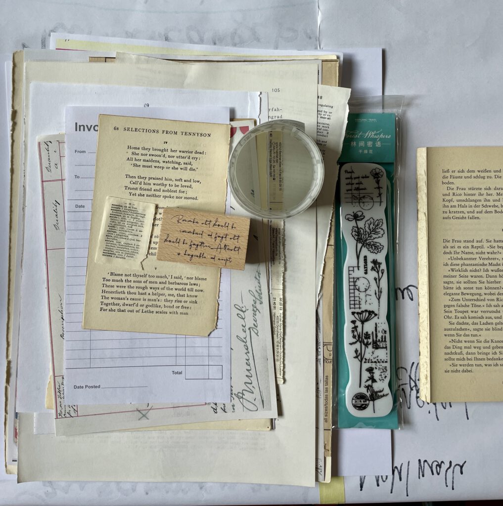 Gel Press Workshop Kit Collage Material