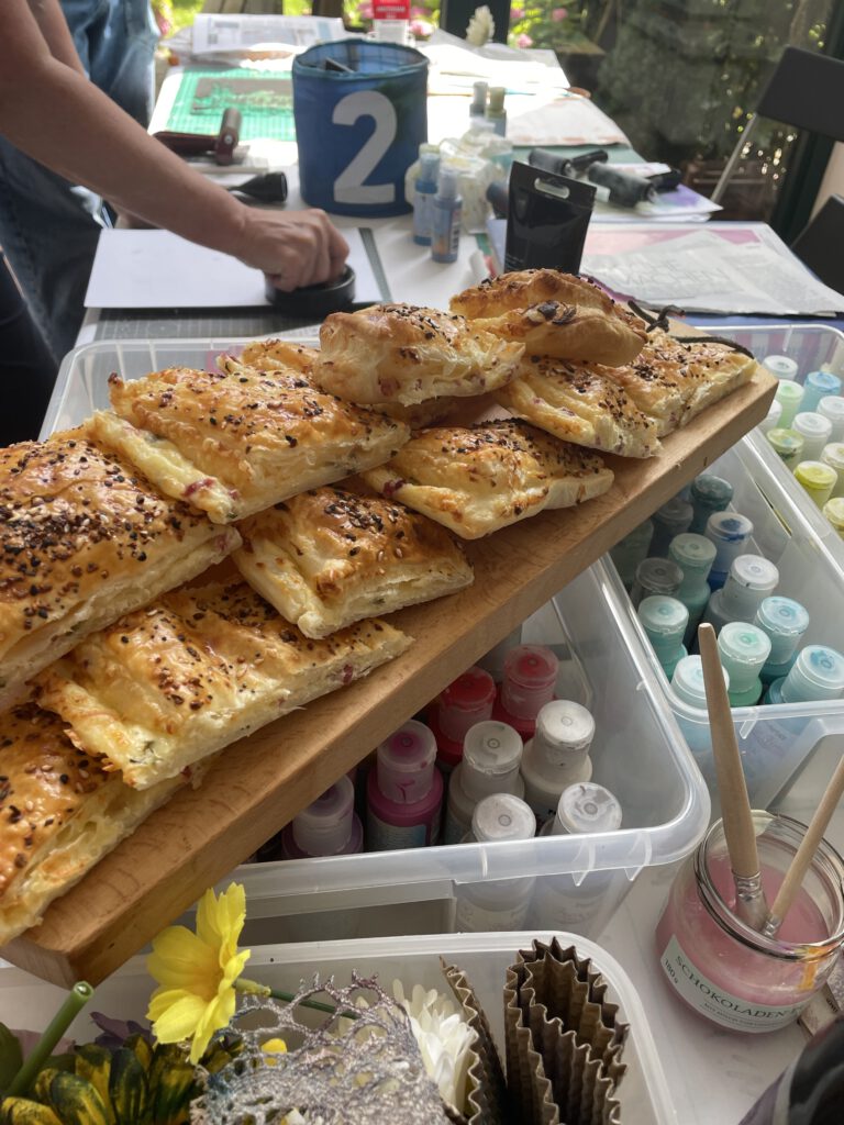 Scrapimpulse Workshop Snacks Blätterteigtaschen