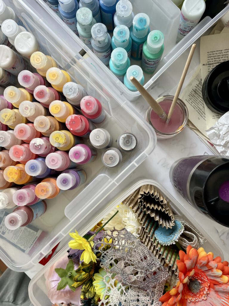 Gel Press Workshop PaperArtsy Farben