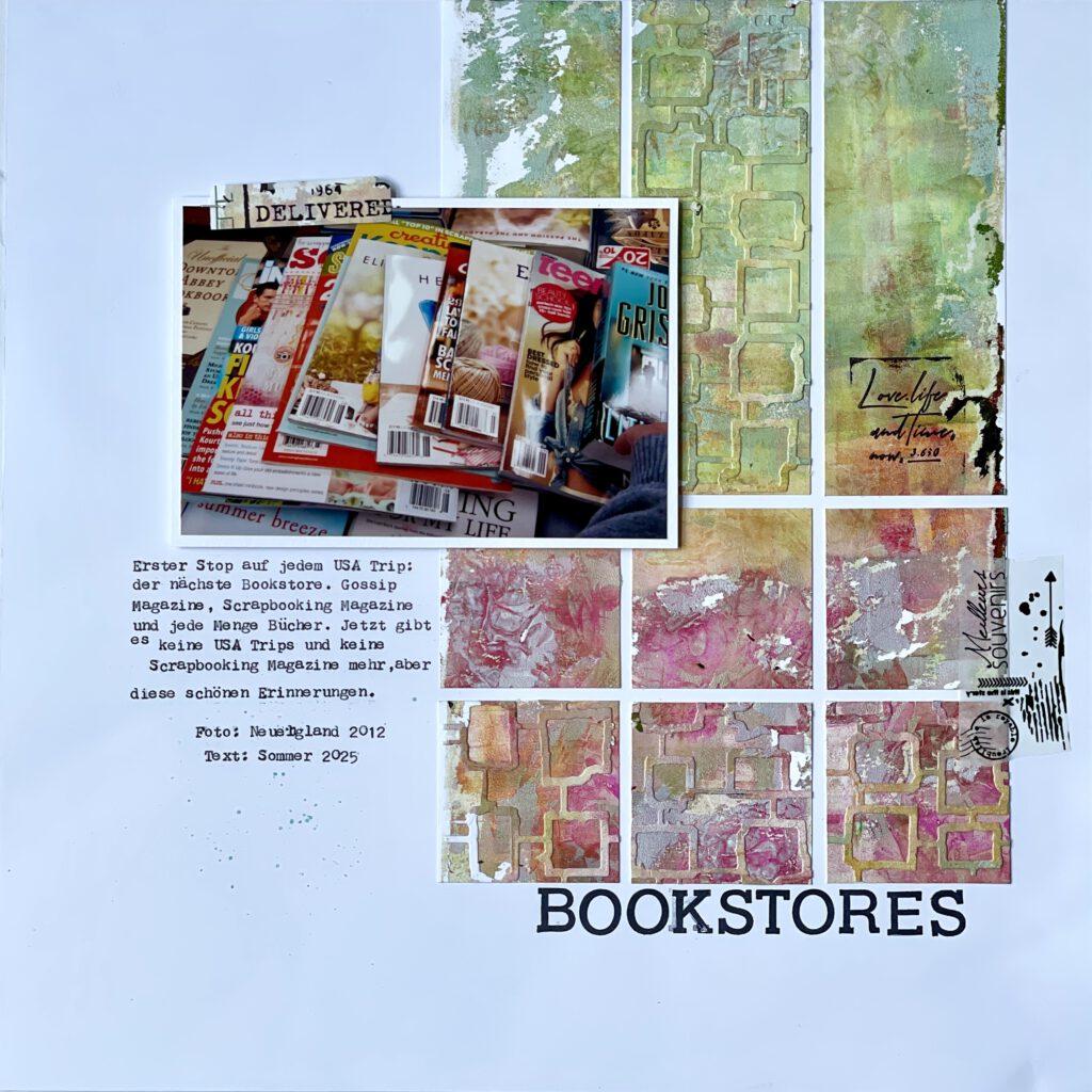 Scrapbooking Layout Gelpress Collage