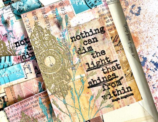 Artist Trading Cards Collage Zitate