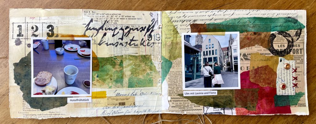 Mixed Media Scrapbook Collage