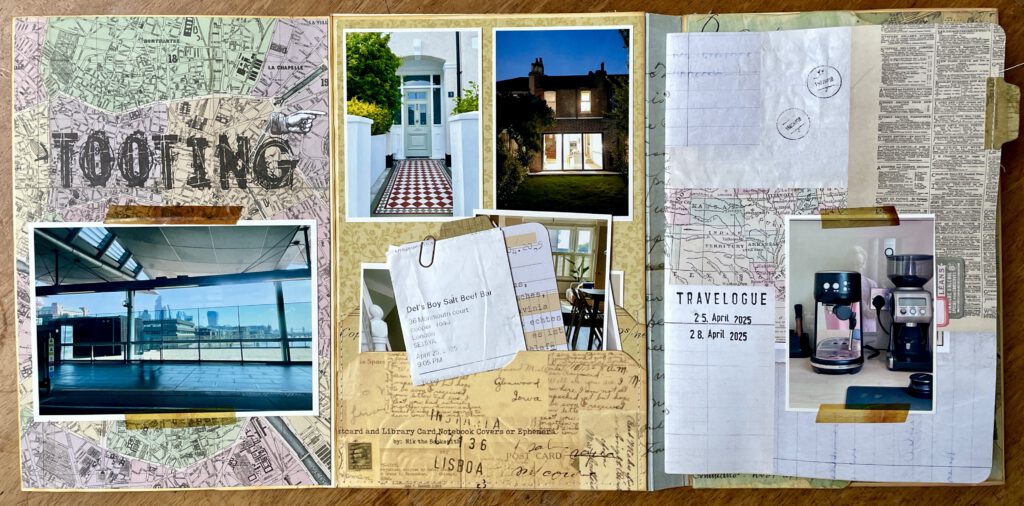 File Folder Minibook London Innenseiten