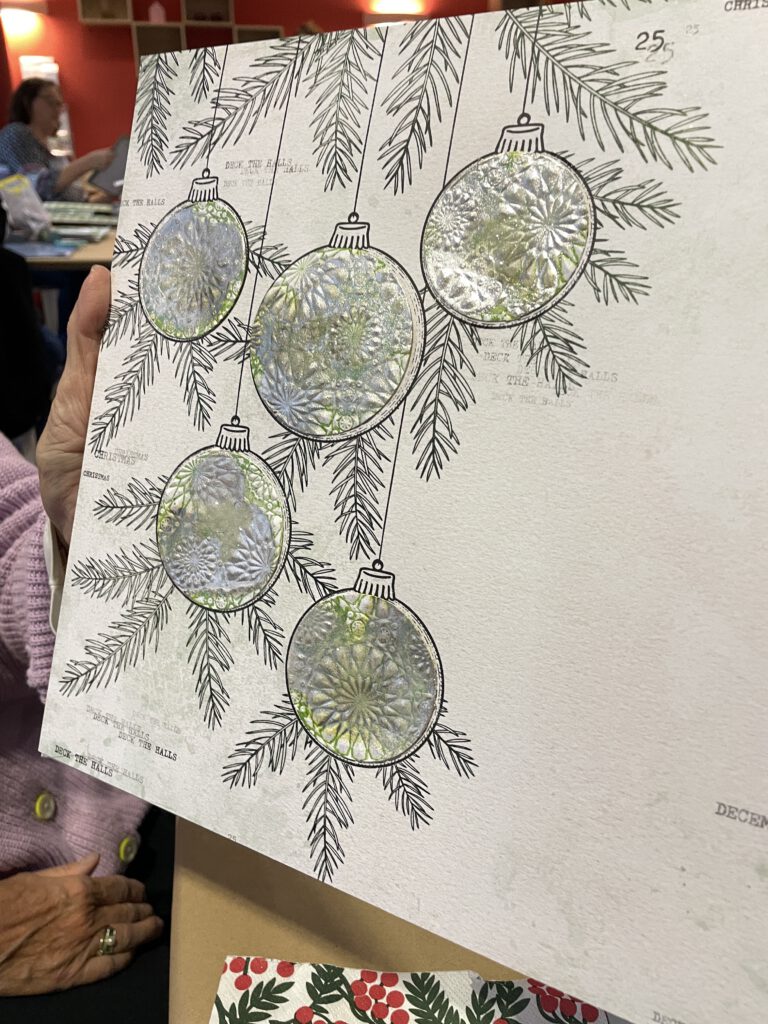 Wandbild Adventswerkstatt