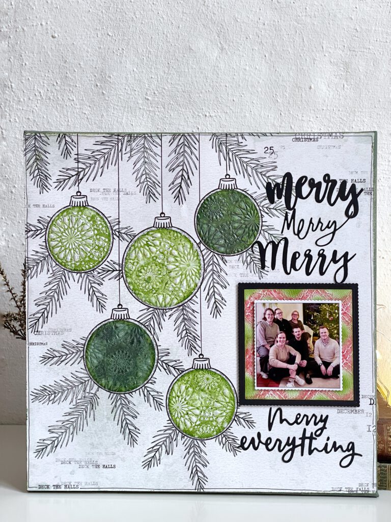 Scrapimpulse Adventswerkstatt Wandbild