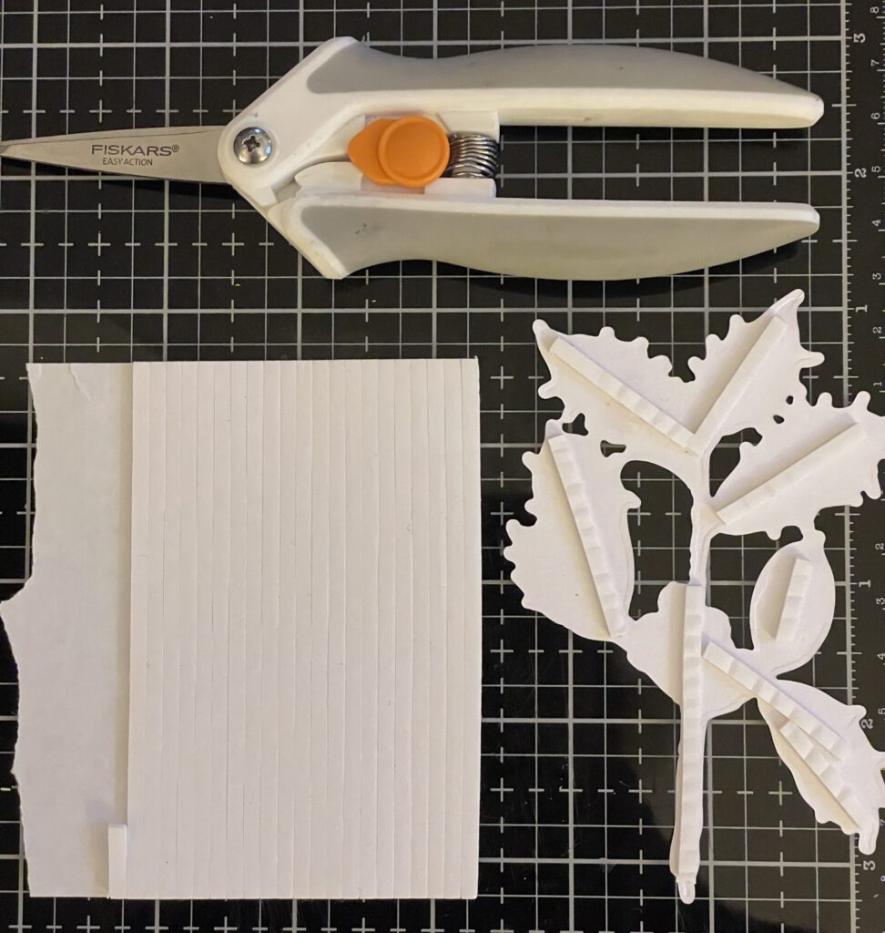 Weihnachtskarten Tim Holtz Stempelset Festive Collage 