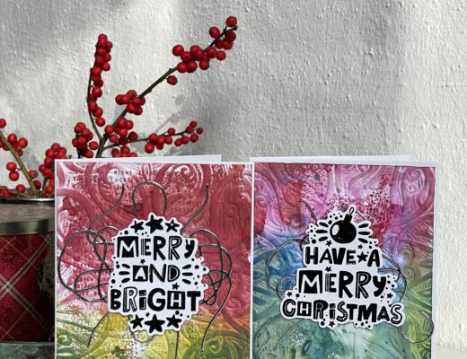 Weihnachtskarten 2025 Mixed Media
