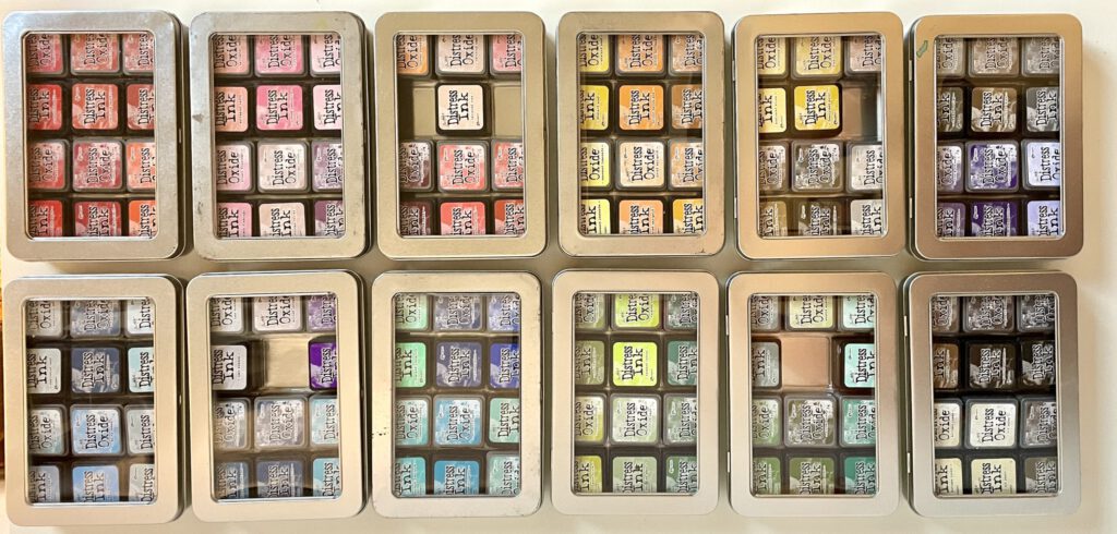 Scrapbooking Material Mini Distress Oxides Boxes