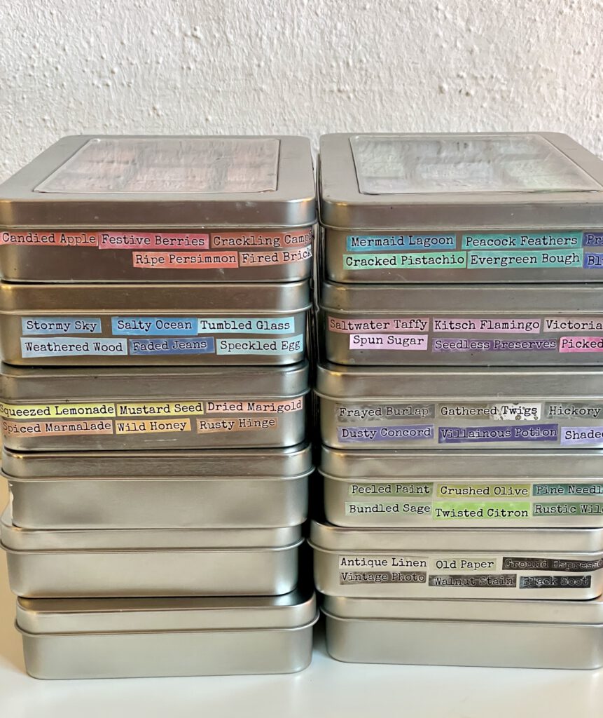 Scrapbooking Material Mini Distress Oxides Etiketten