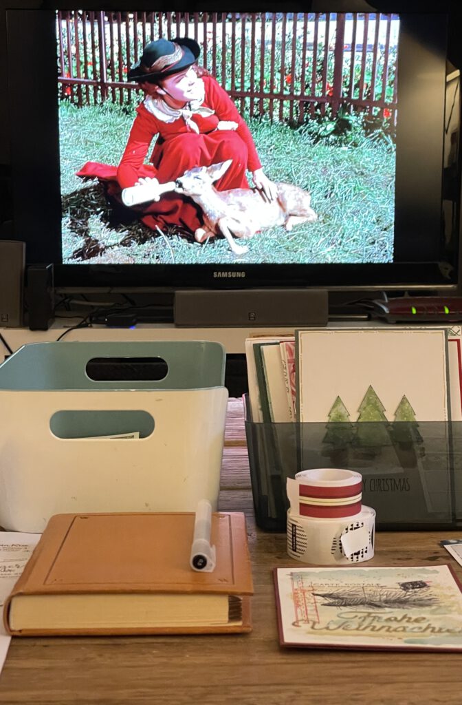 Weihnachtskarten schreiben