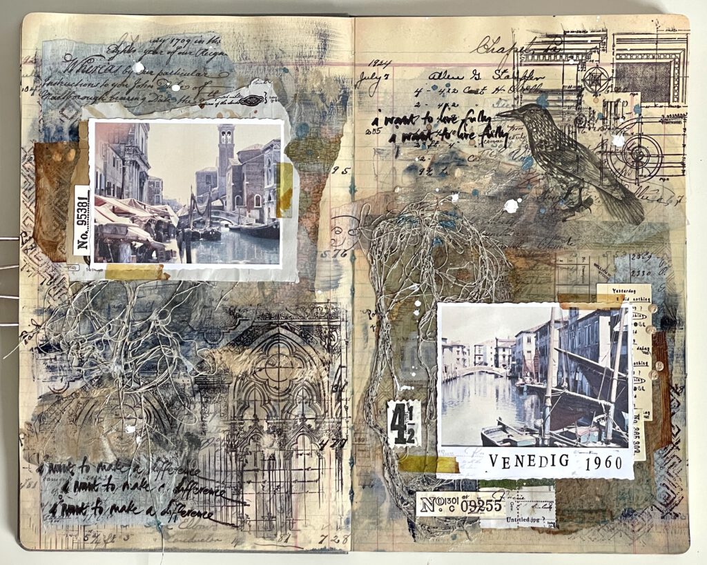 Art Journal mit Fotos