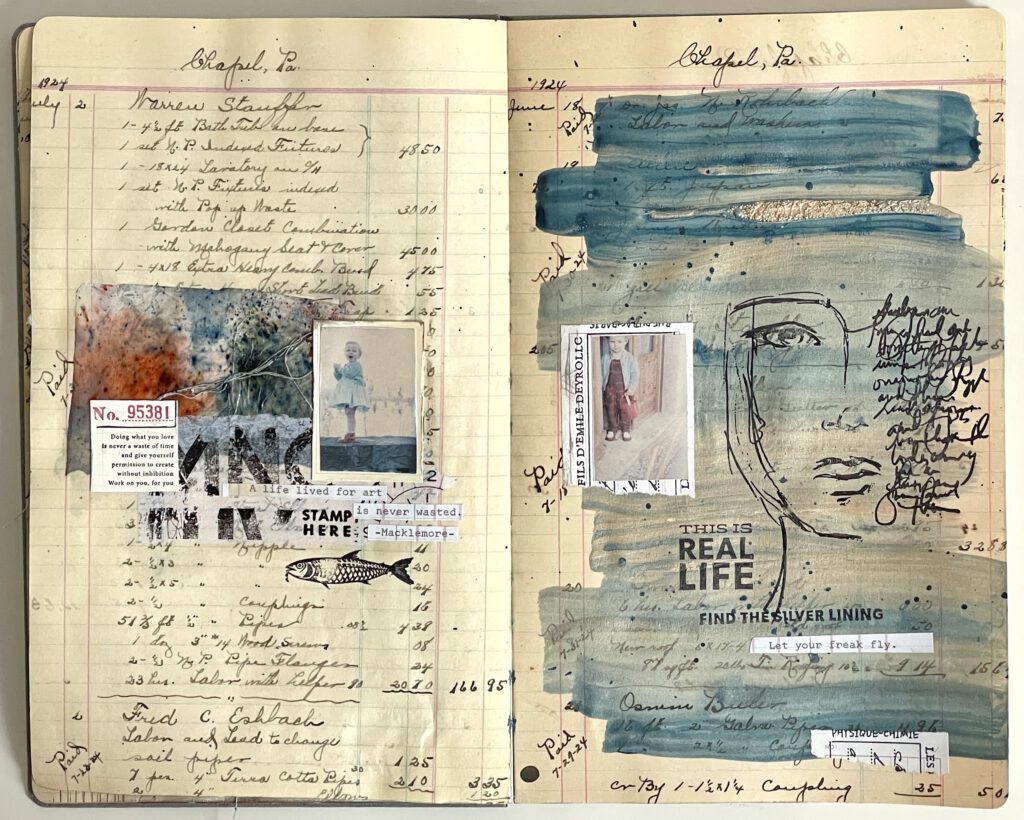 Dina Wakley Ledger Art Journal