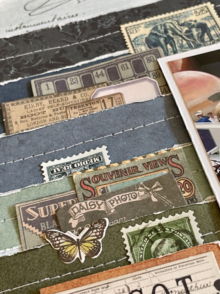 Briefmarken Scrapbooking