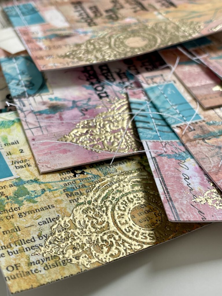 Briefmarken Artist Trading Cards