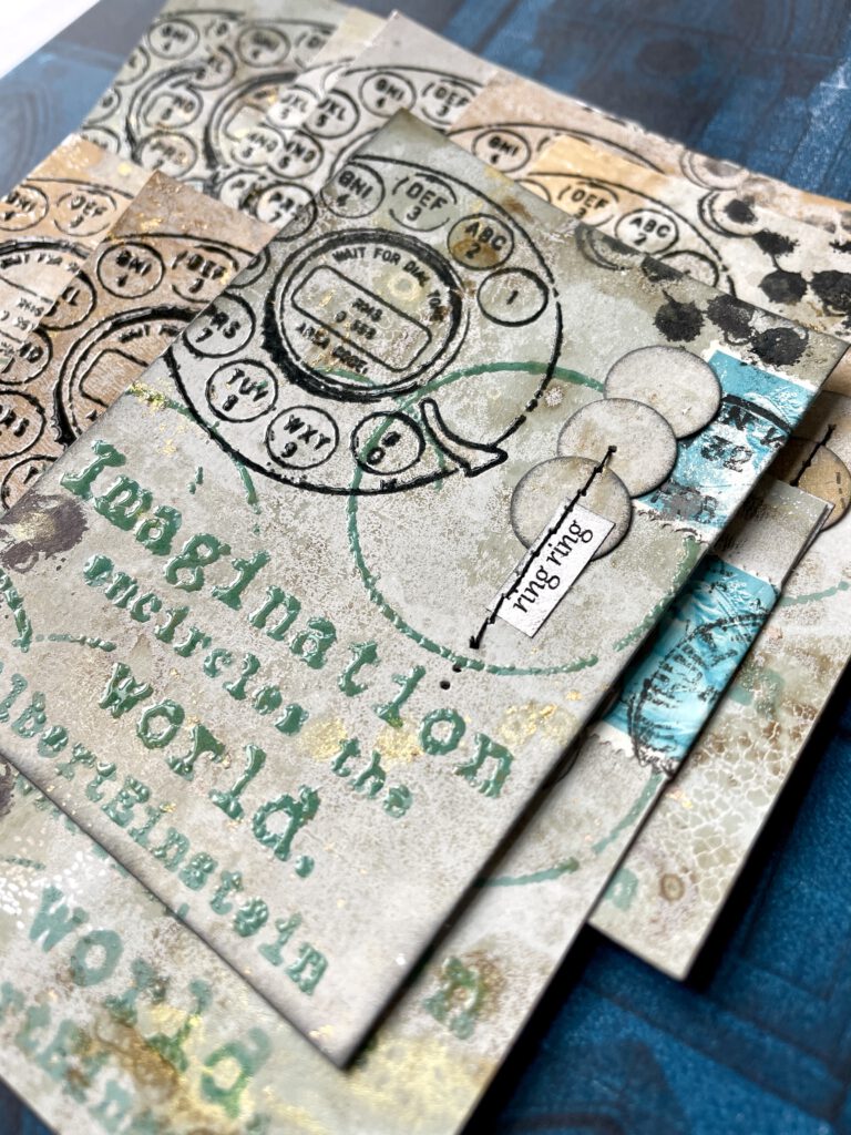 Briefmarken Artist Trading Cards