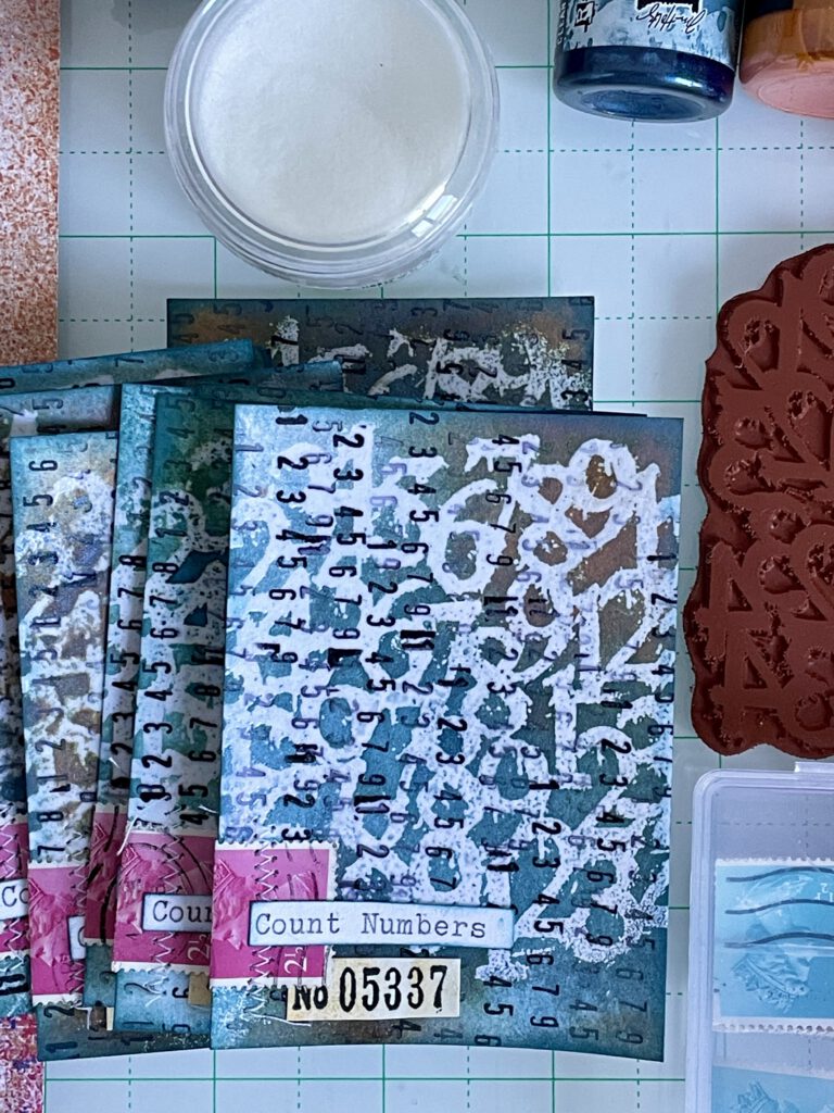 Artist Trading Cards Zahlen