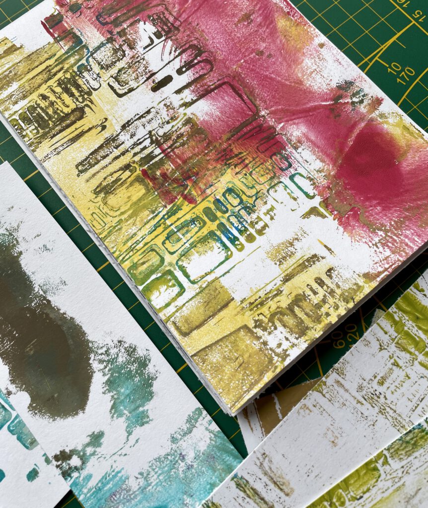 Mixed Media Gelpress Workshop