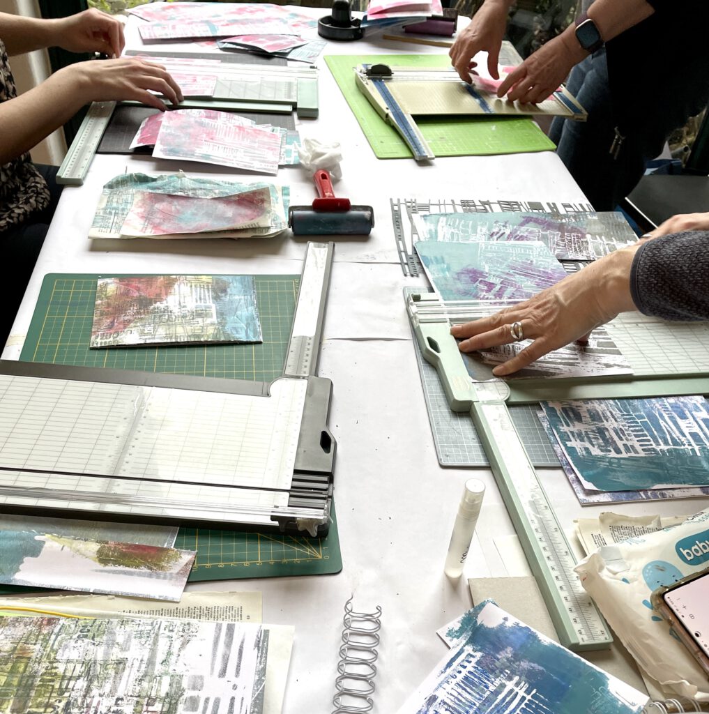 Mixed Media Gelpress Workshop Februar 2026