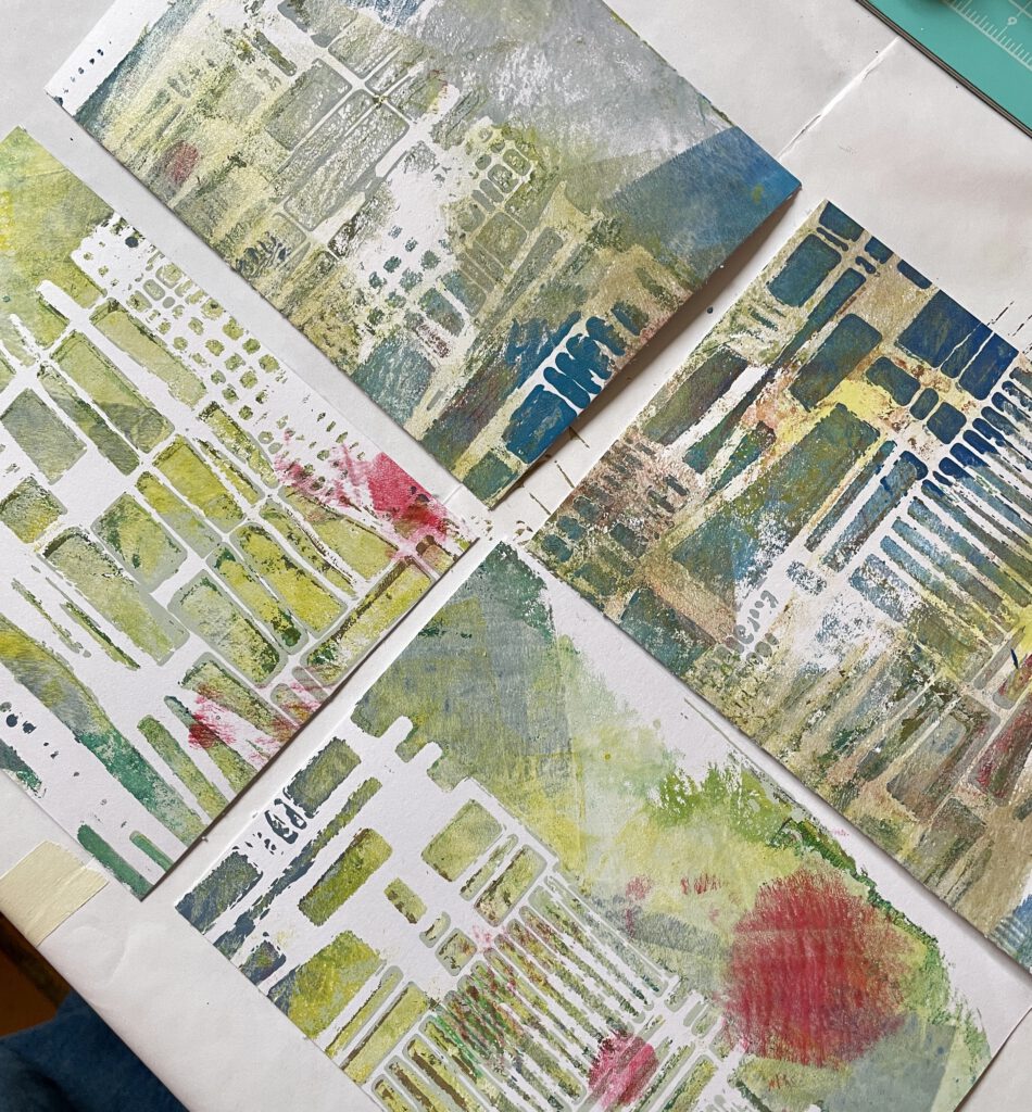 Mixed Media Gelpress Workshop Februar 2026