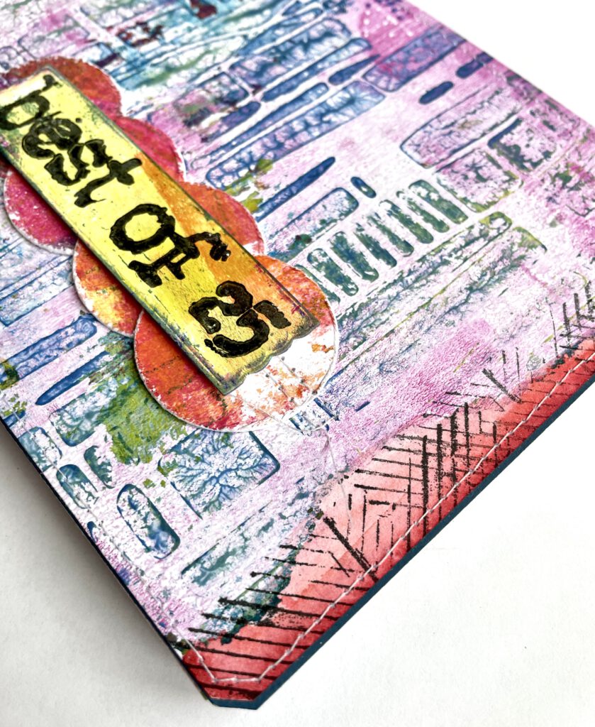 Cover Minibook mit Gelpress Druck