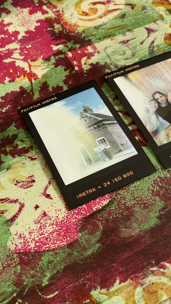 Instax Fotos überbelichtet Drucker geöffnet