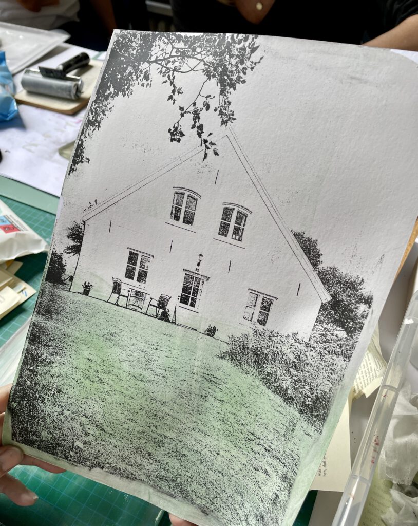 Scrapimpulse Gelli Plate Foto-Transfer Workshop 