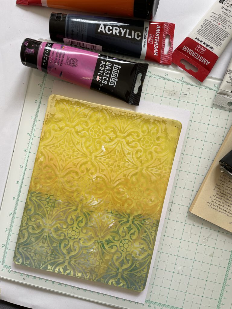 Gel Press Foto-Transfers Farben