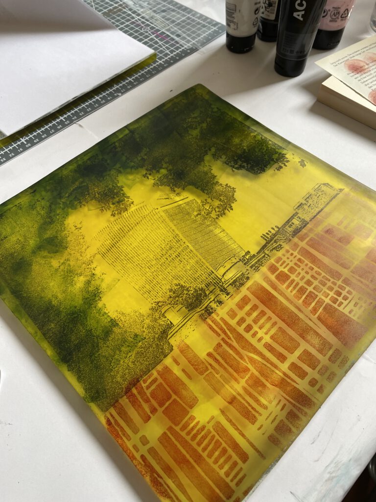 Scrapimpulse Gelli Plate Foto-Transfer Workshop 